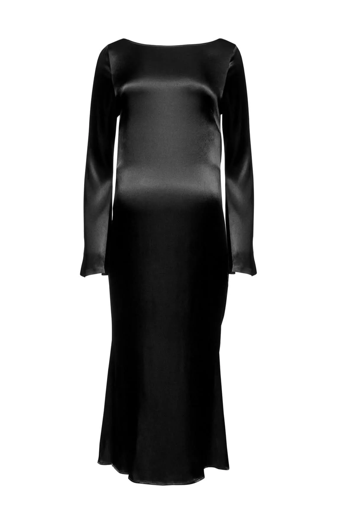 Backless Bell Sleeve Gown