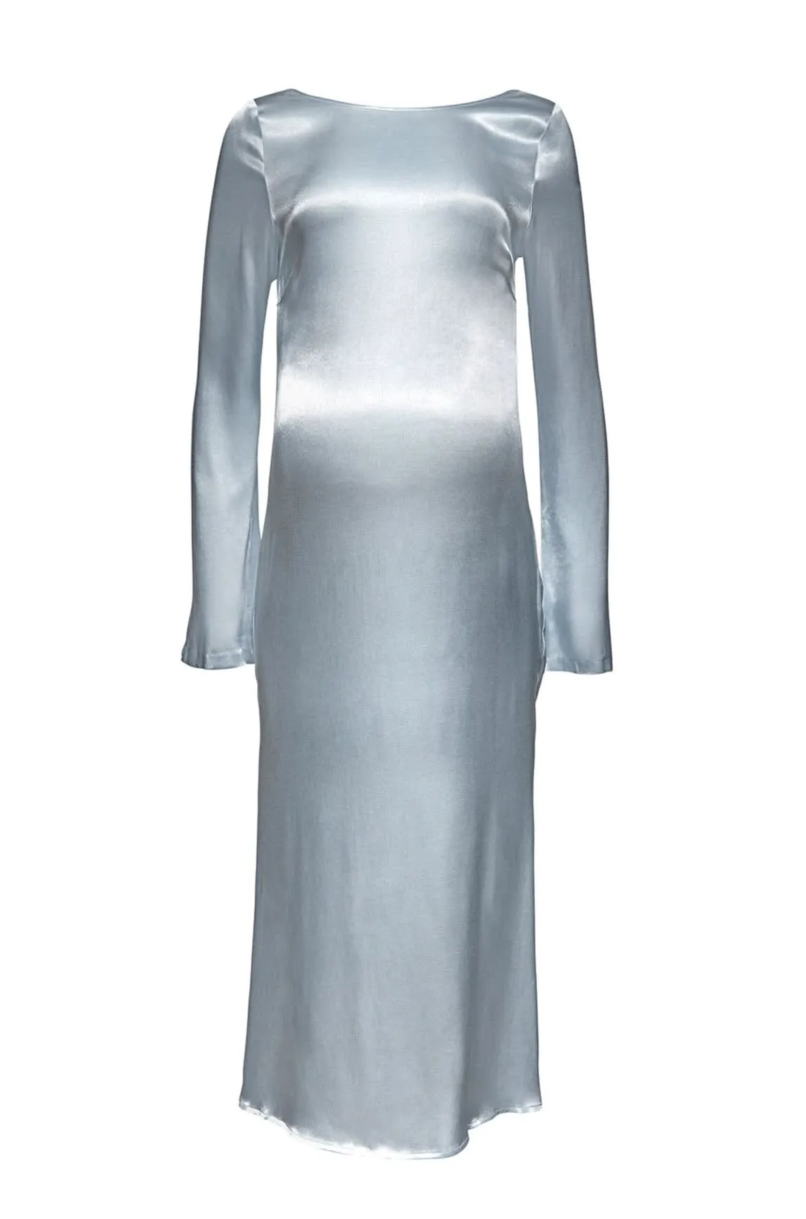 Backless Bell Sleeve Gown