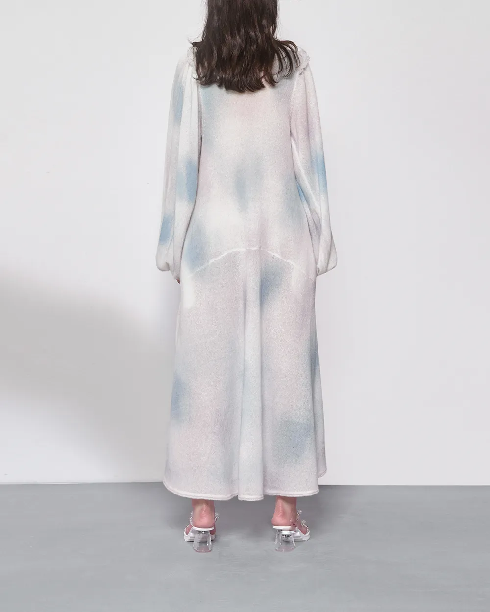 Bubble Gradient Print Knit Dress