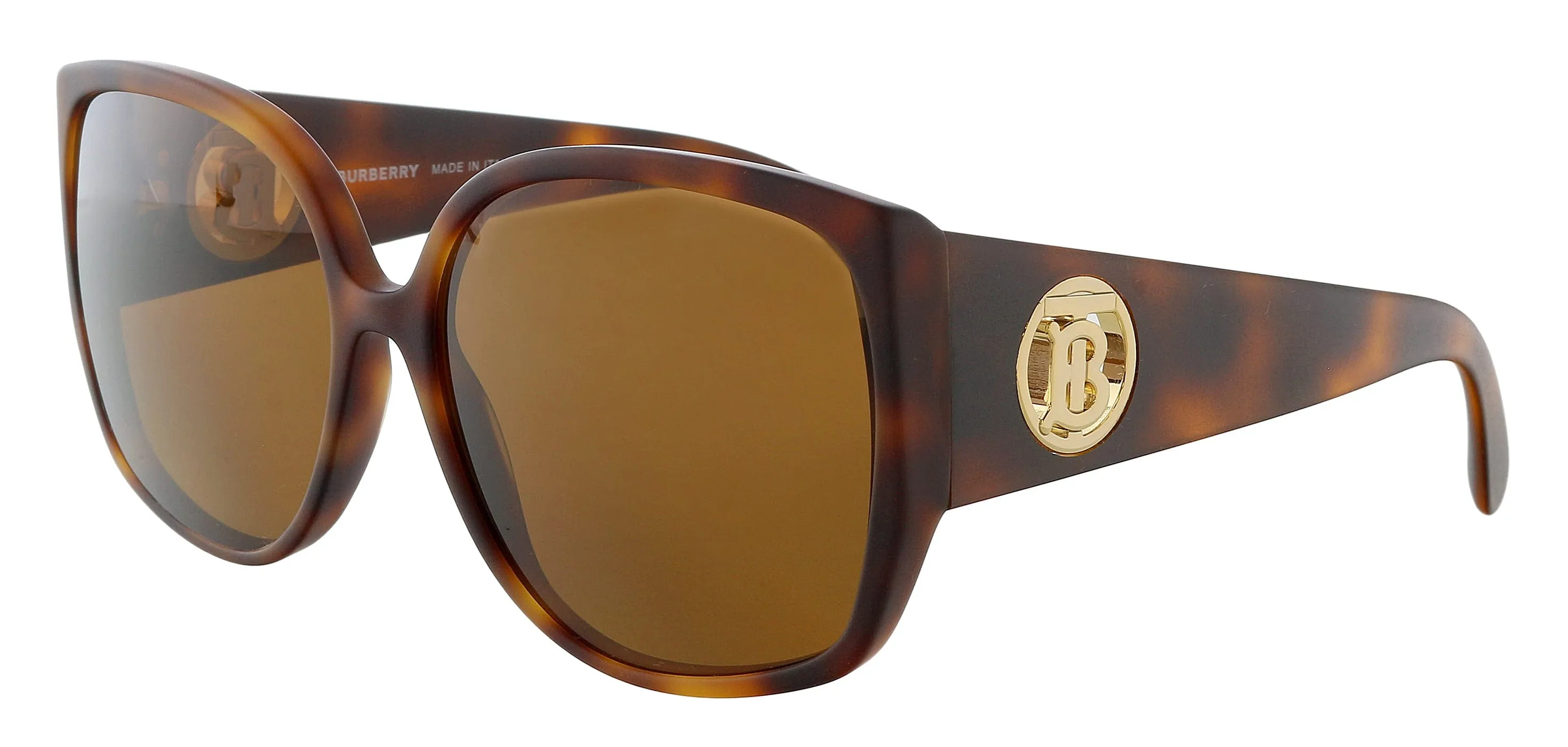 Burberry 0BE4290 3382/361 Full Rim Havana Square Sunglasses