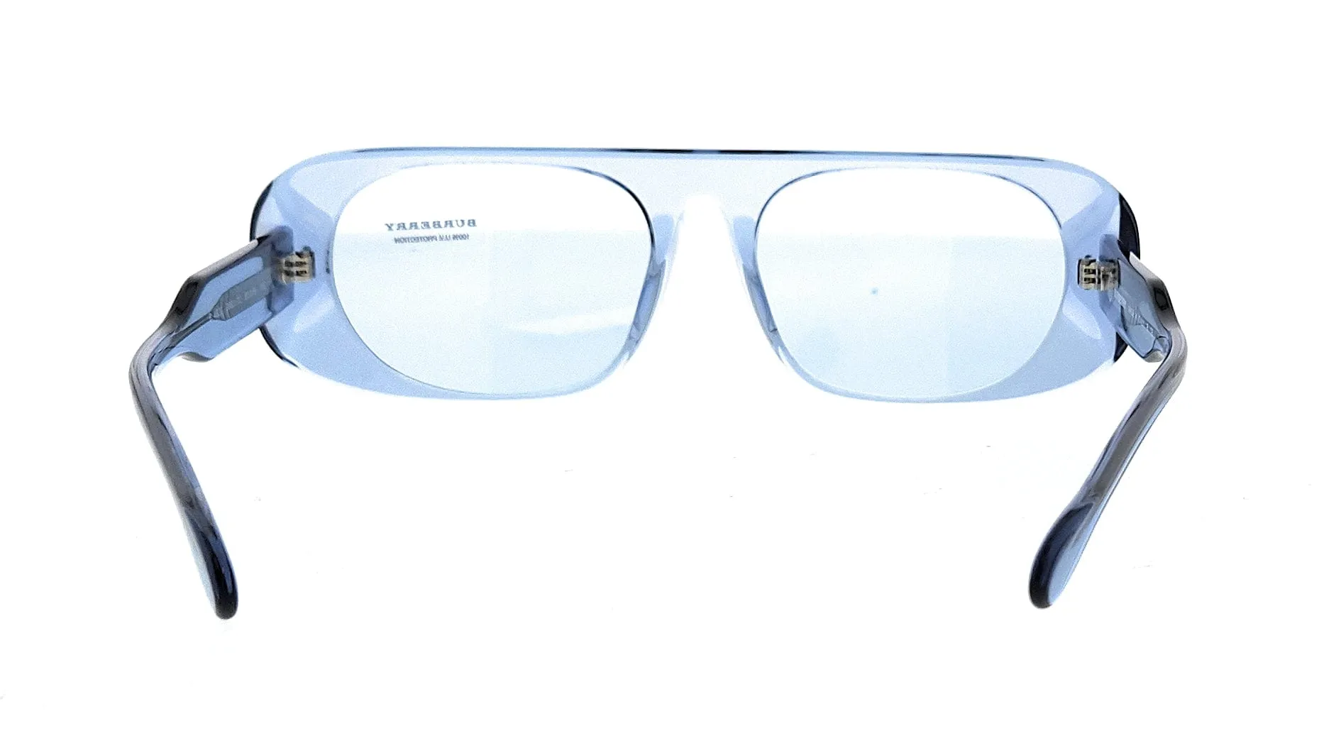 Burberry  0BE4322 388372 Transparent Blue Square Sunglasses