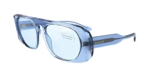 Burberry  0BE4322 388372 Transparent Blue Square Sunglasses