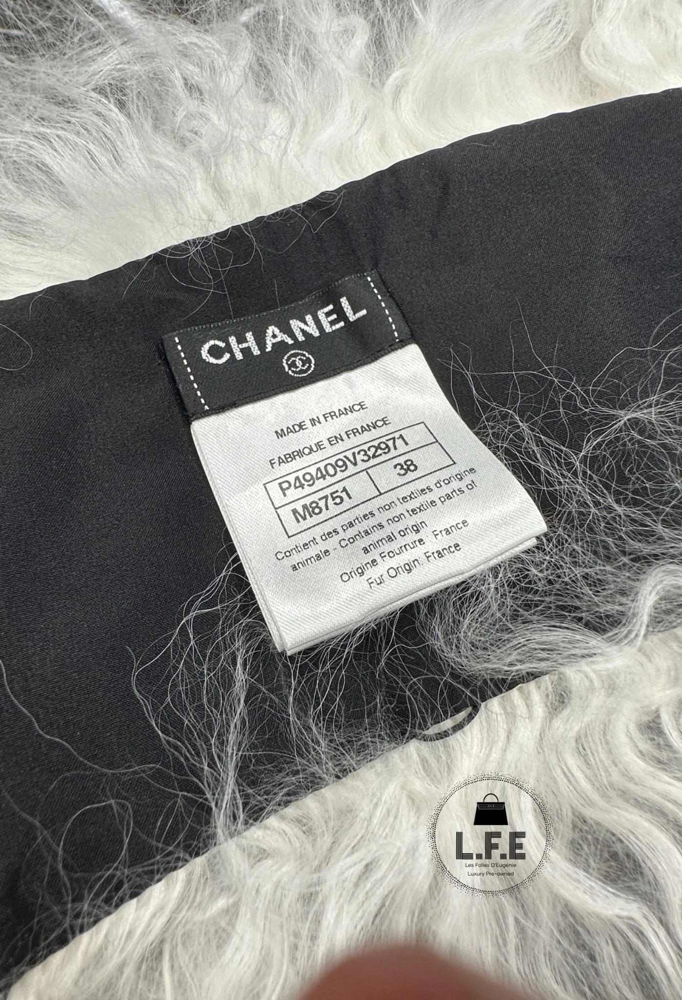 Chanel - Manteau Tweed T38