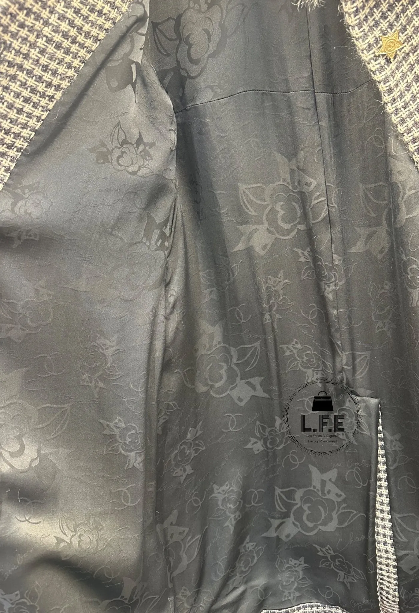 Chanel - Manteau Tweed T38