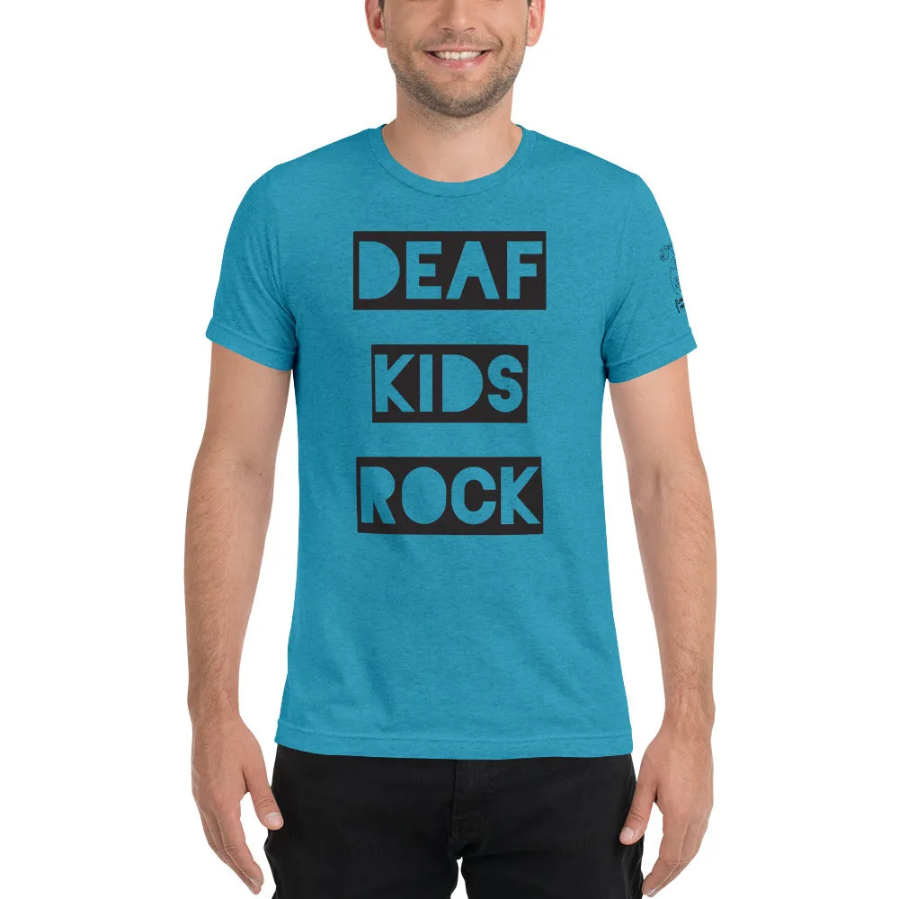 DEAF KIDS ROCK Short Sleeve Tee