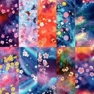 Halo Create Nail Foils Floral Fantasy 10 Pack