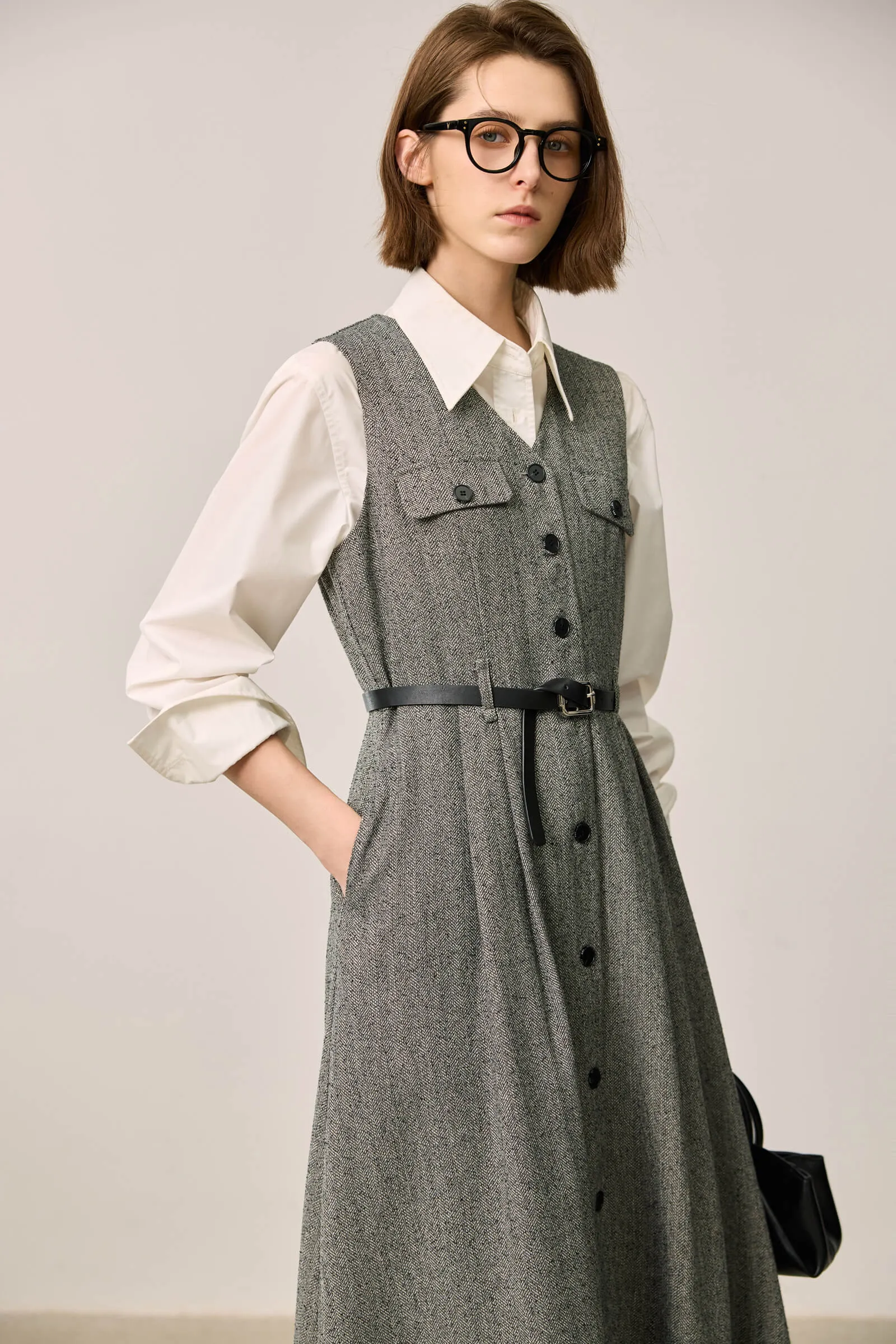 LILY Vintage Vest Dress