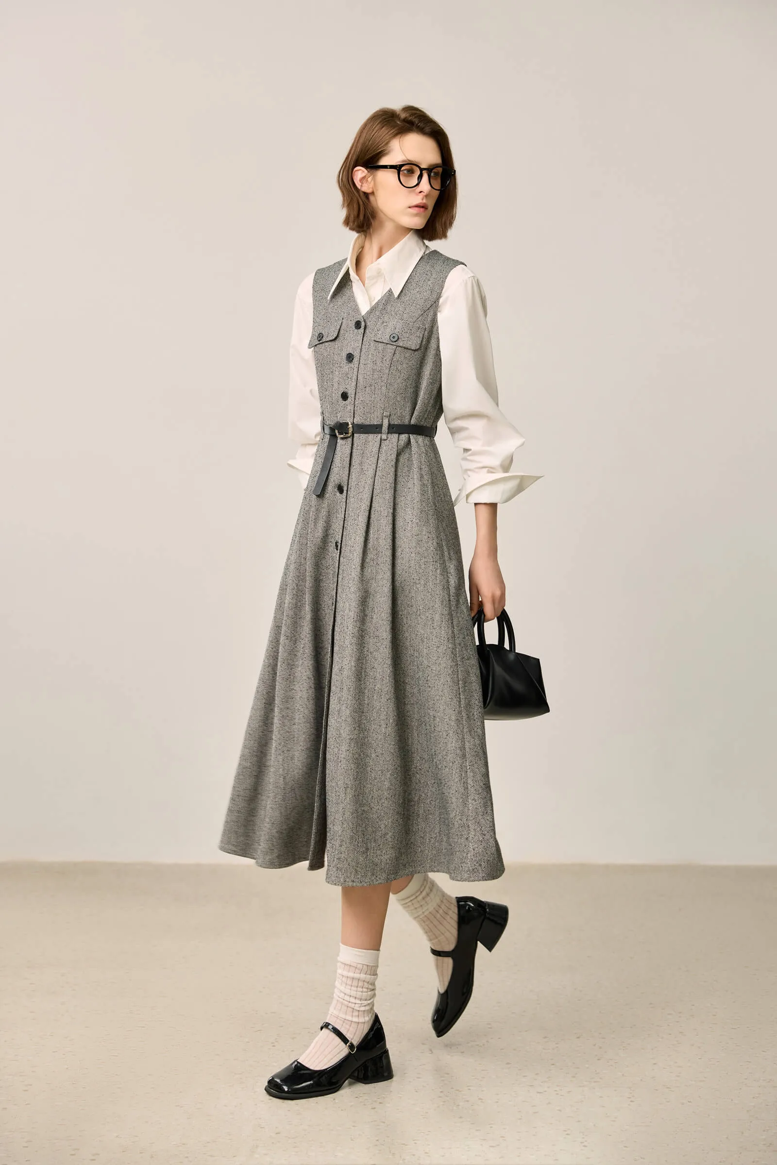 LILY Vintage Vest Dress