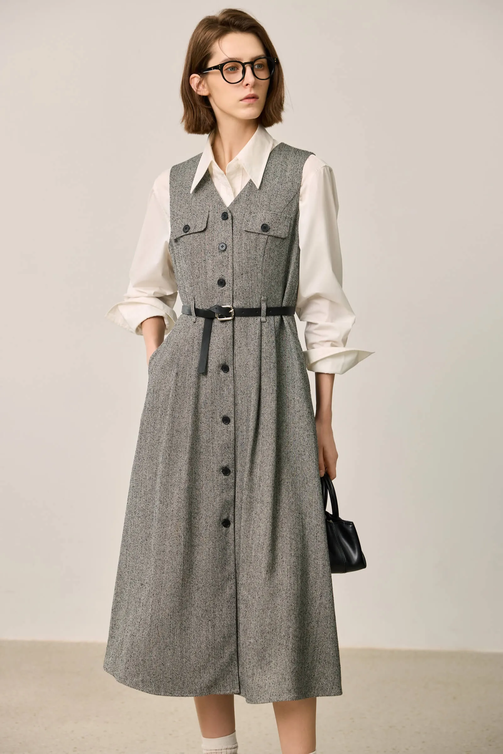 LILY Vintage Vest Dress